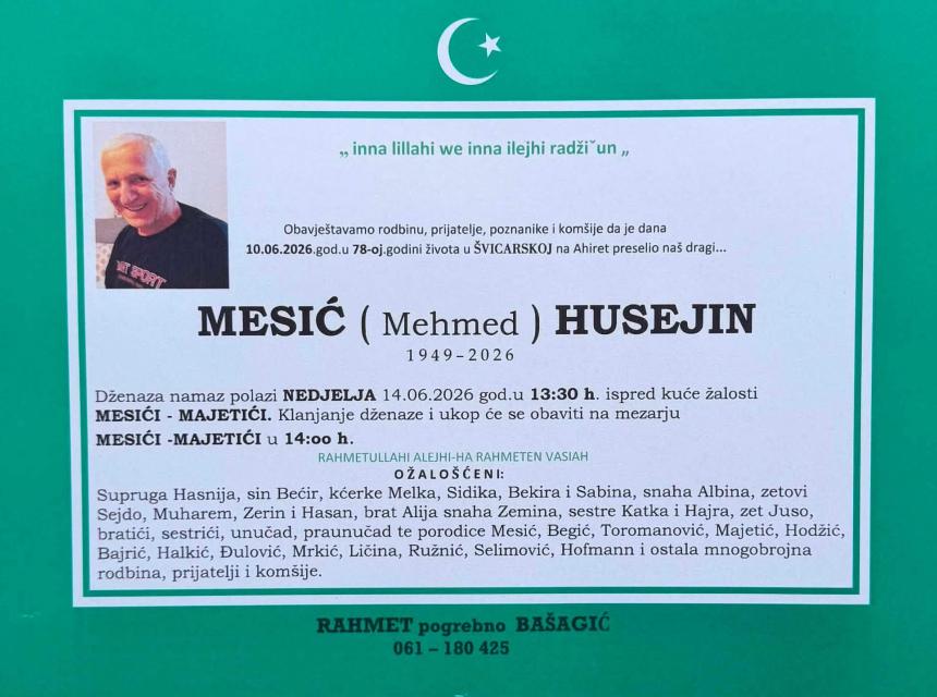 Mesić (Mehmed) Husejin