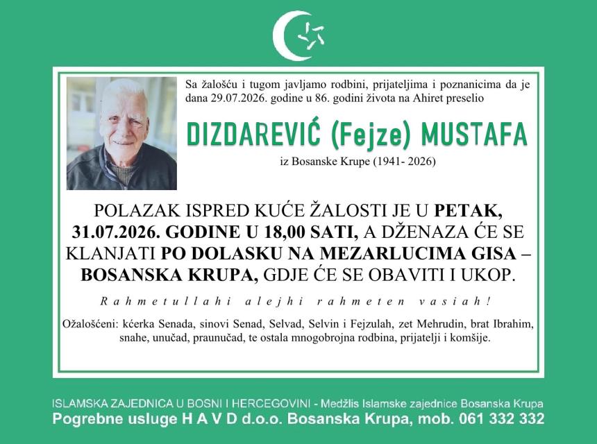 Dizdarević (Fejze) Mustafa