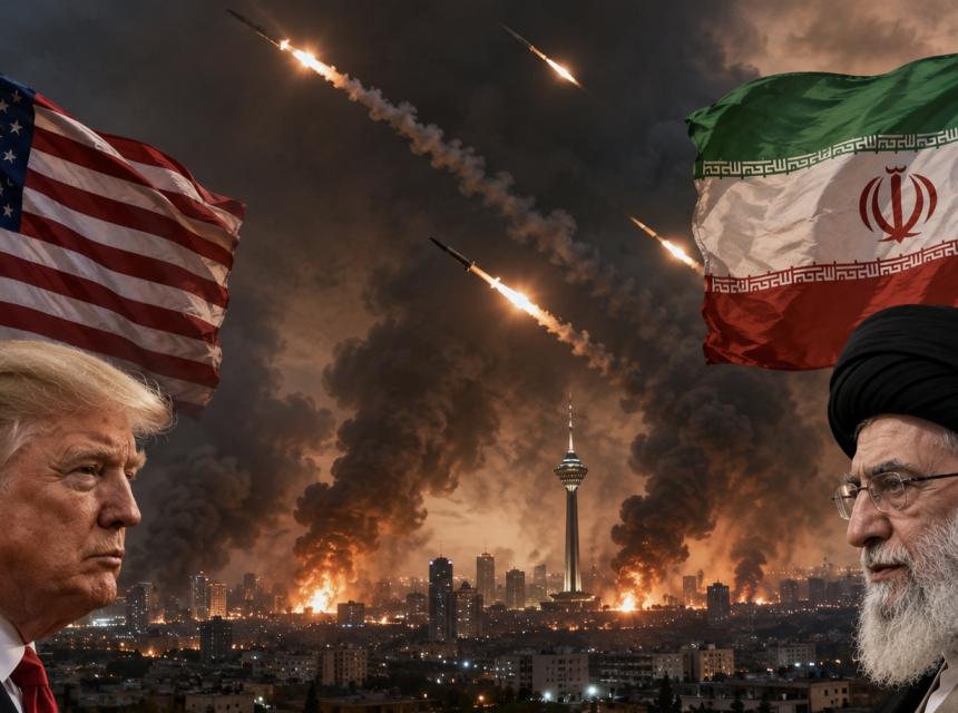 Trump Teheran Ilustracija Cazin.net