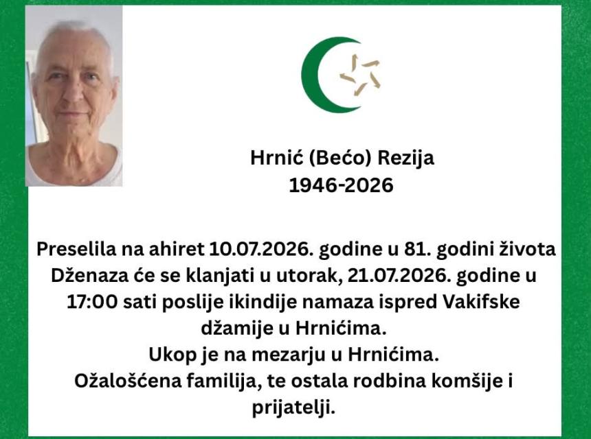 Hrnić (Bećo) Rezija