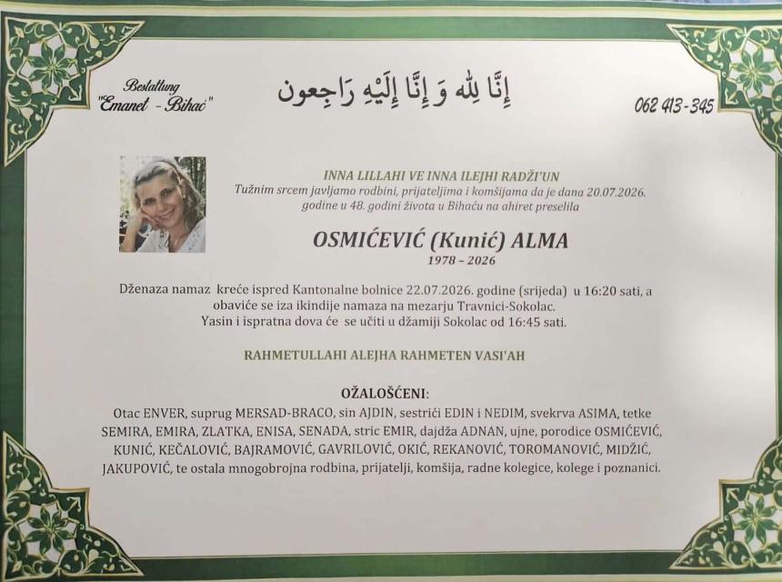 Osmićević (Kunić) Alma