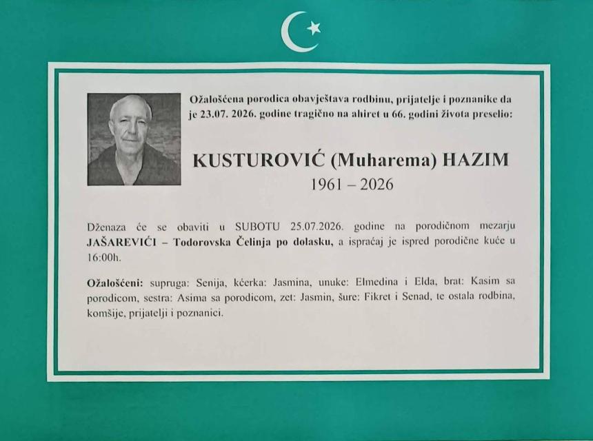 Kusturović (Muharema) Hazim