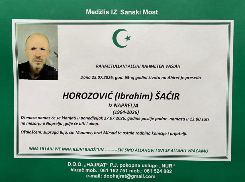 Horozović (Ibrahim) &Scaron;aćir