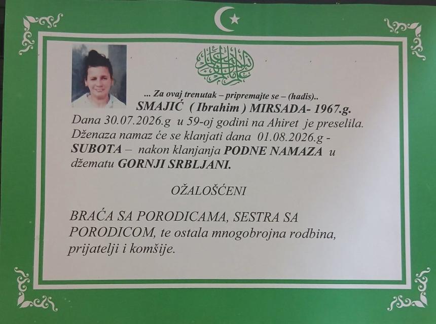 Smajić (Ibrahim) Mirsada 