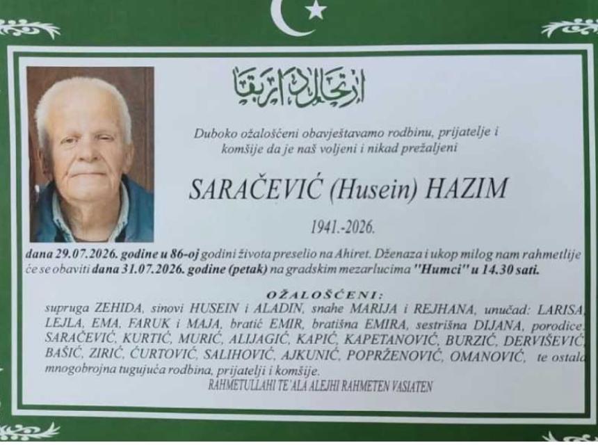 Saračević (Husein) Hazim