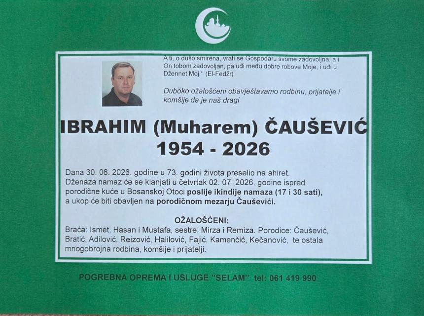 Ibrahim (Muharem) Čau&scaron;ević