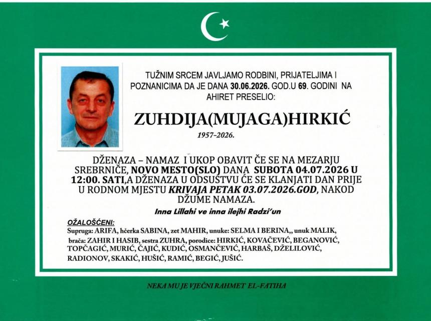 Zuhdija (Mujaga) Hirkić