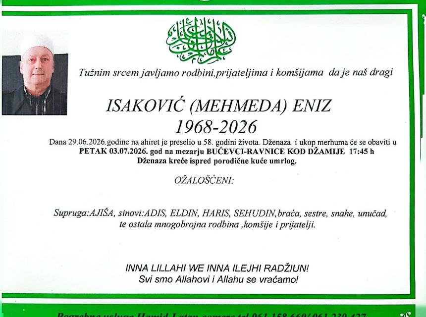 Isaković (Mehmeda) Eniz