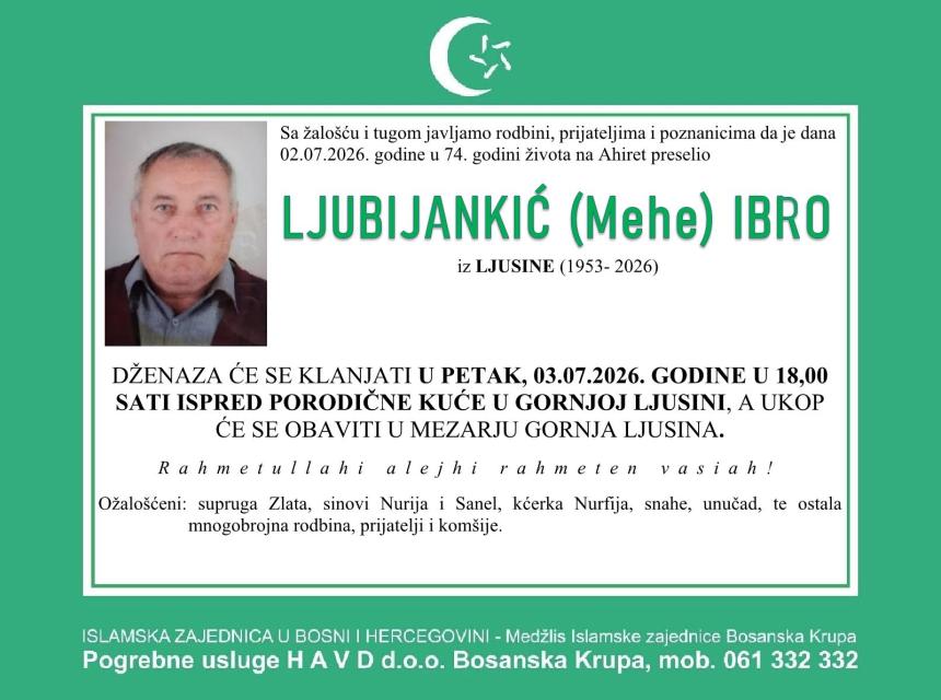 Ljubijankić (Mehe) Ibro