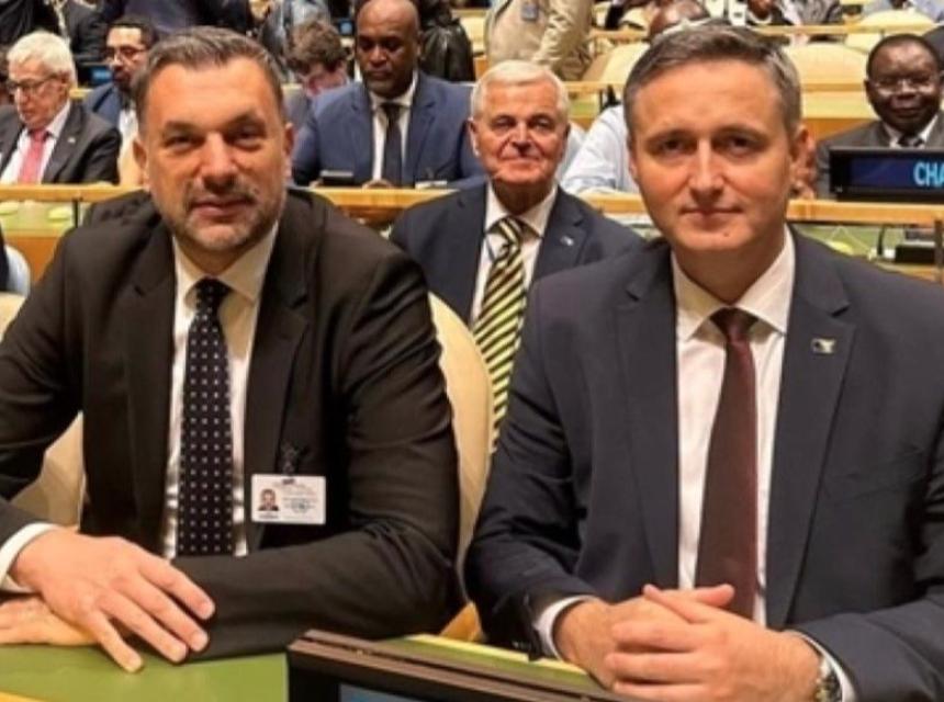 Elmedin Konaković i Denis Bećirović. Screenshot