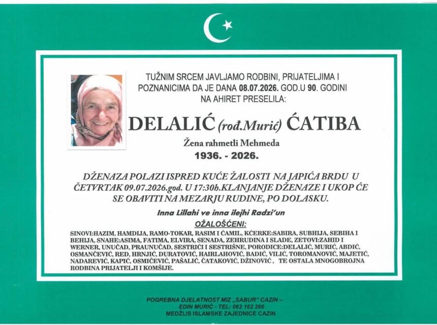 Delalić (rođ. Murić) Ćatiba