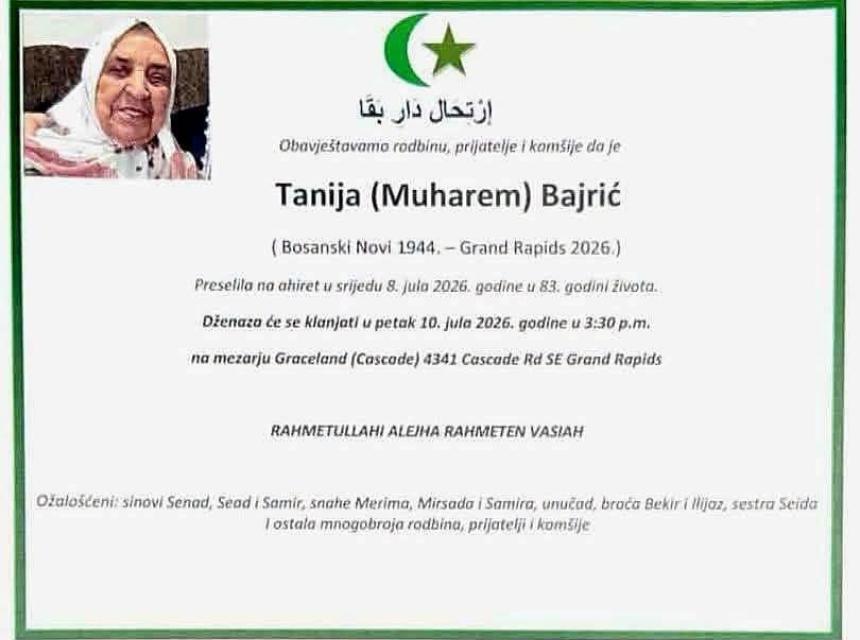 Tanija (Muharem) Bajrić