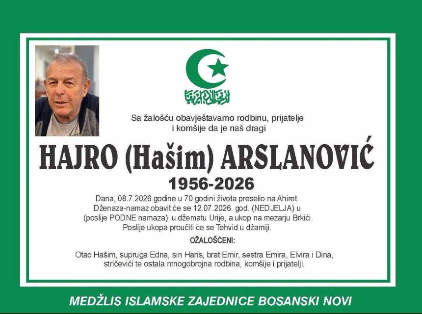 Hajro (Ha&scaron;im) Arslanović