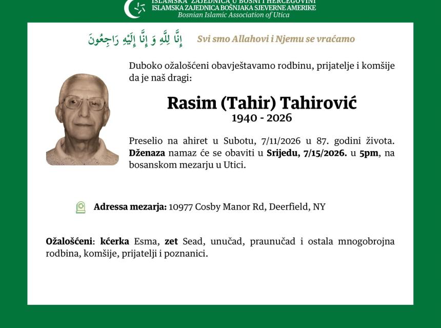 Rasim (Tahir) Tahirović