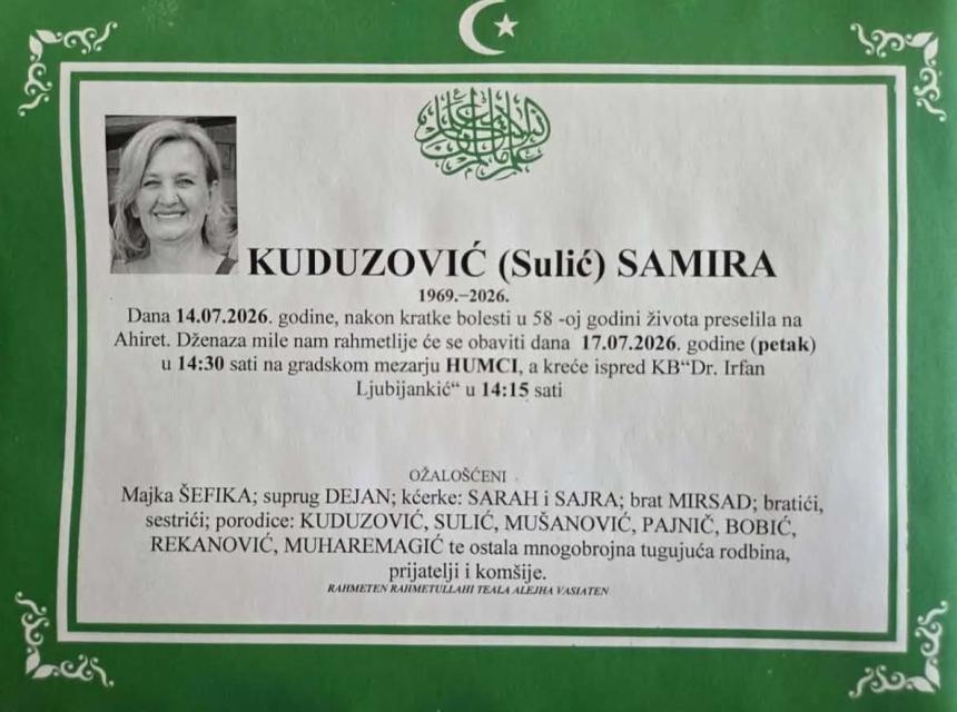 Kuduzović (Sulić) Samira
