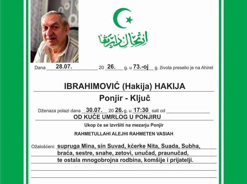 Ibrahimović (Hakija) Hakija