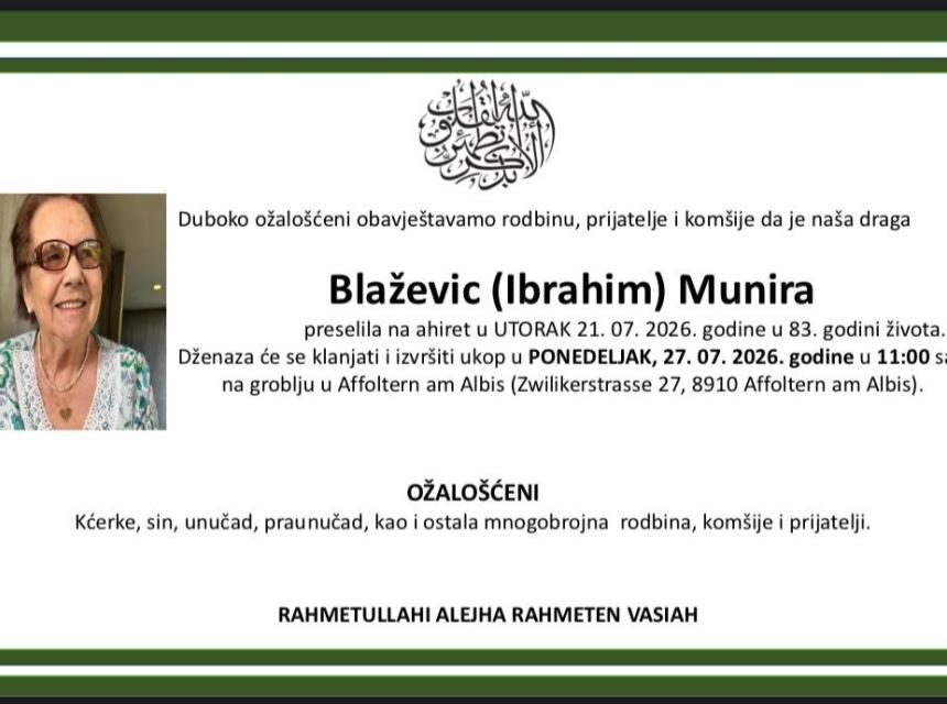 Blažević (Ibrahim) Munira