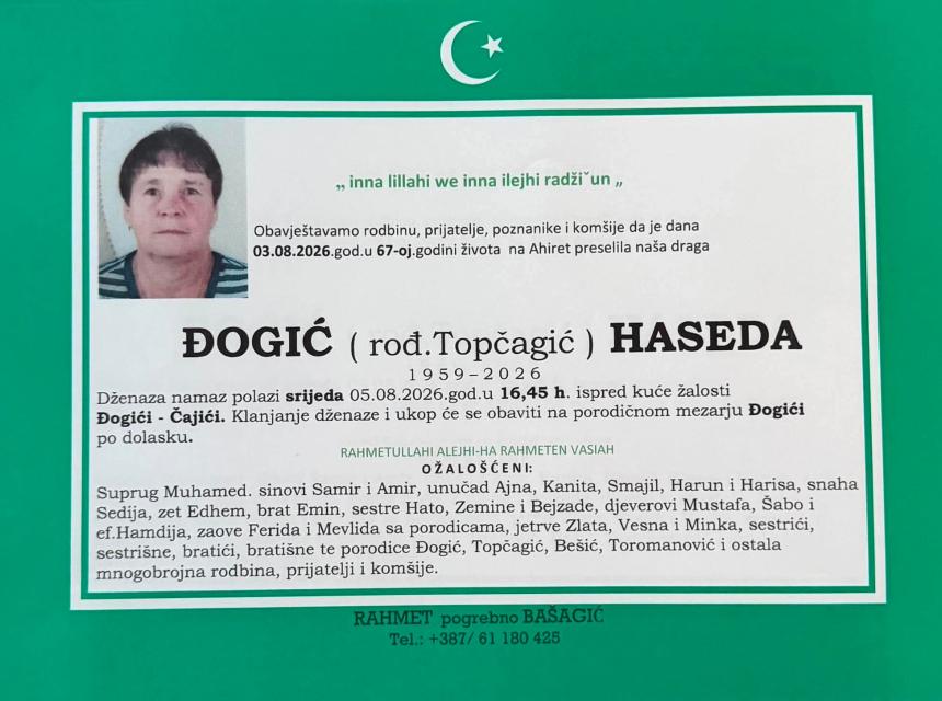Đogić (rođ. Topčagić) Haseda
