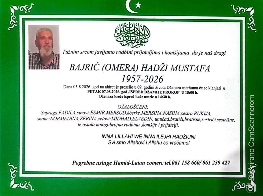 Bajrić (Omera) Hadži Mustafa