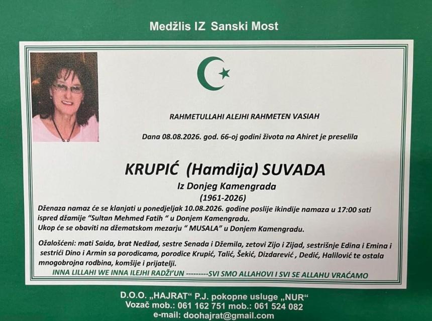 Krupić (Hamdija) Suvada