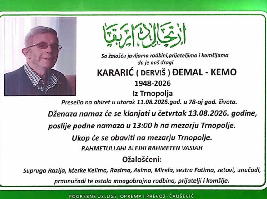 Kararić (Dervi&scaron;) Đemal &ndash; Kemo