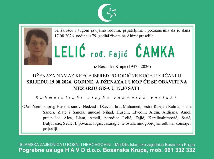 Lelić rođ. Fajić Čamka