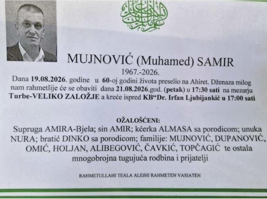 Mujnović (Muhamed) Samir