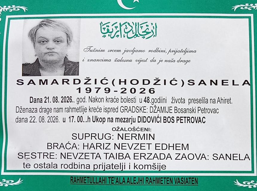 Samardžić (Hodžić) Sanela