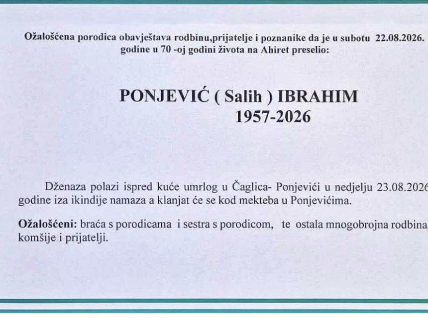 Ponjević Ibrahim