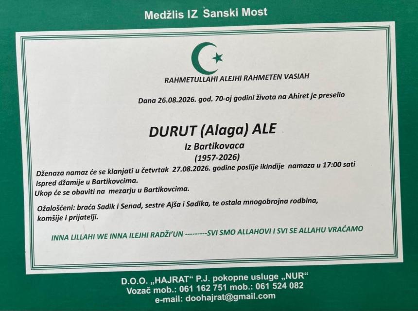 Durut (Alaga) Ale