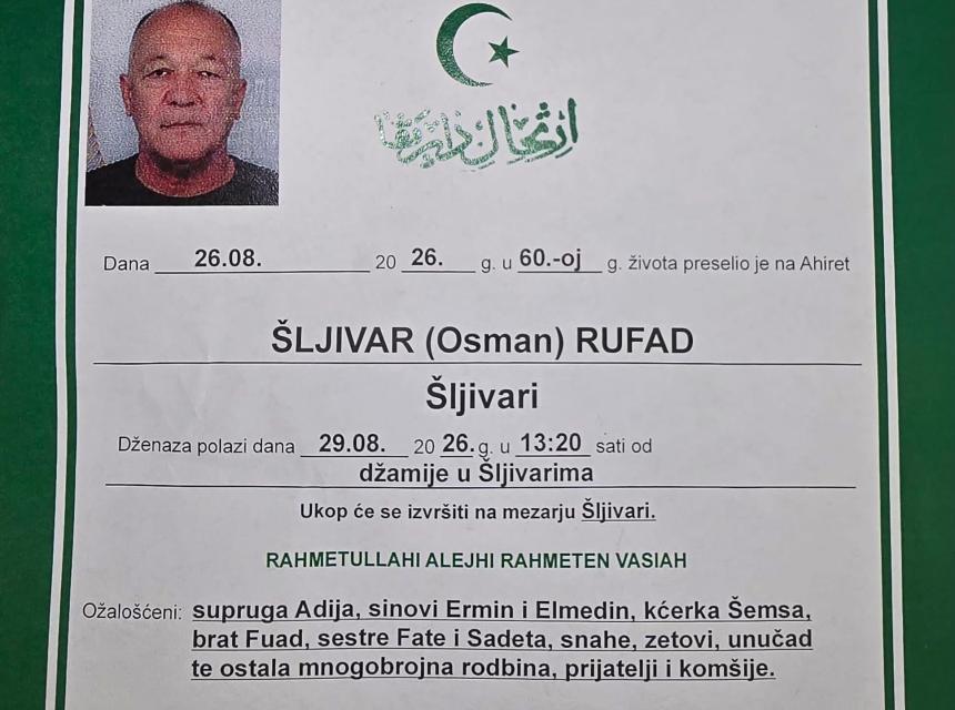 &Scaron;ljivar (Osman) Rufad