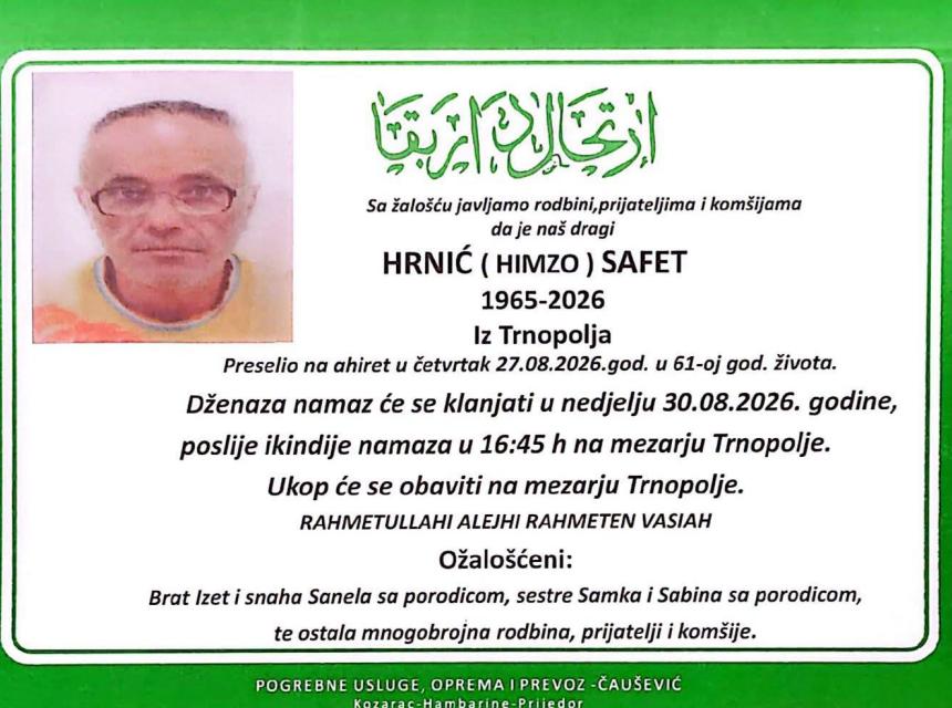 Hrnić (Himzo) Safet