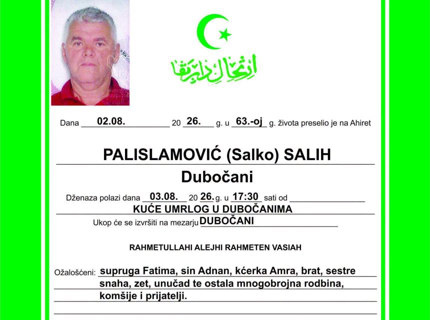Palislamović (Salko) Salih