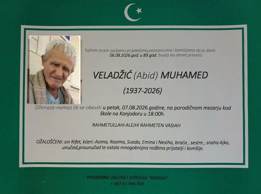 Veladžić (Abid) Muhamed
