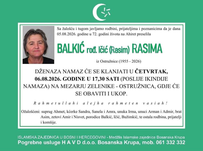 Balkić rođ. Ičić (Rasim) Rasima