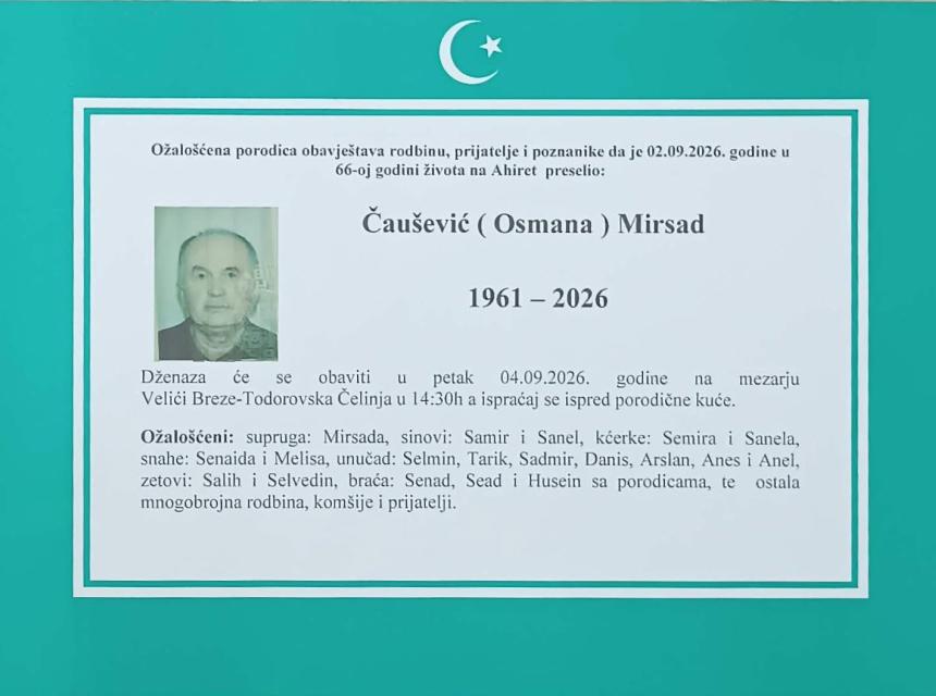 Čau&scaron;ević (Osmana) Mirsad