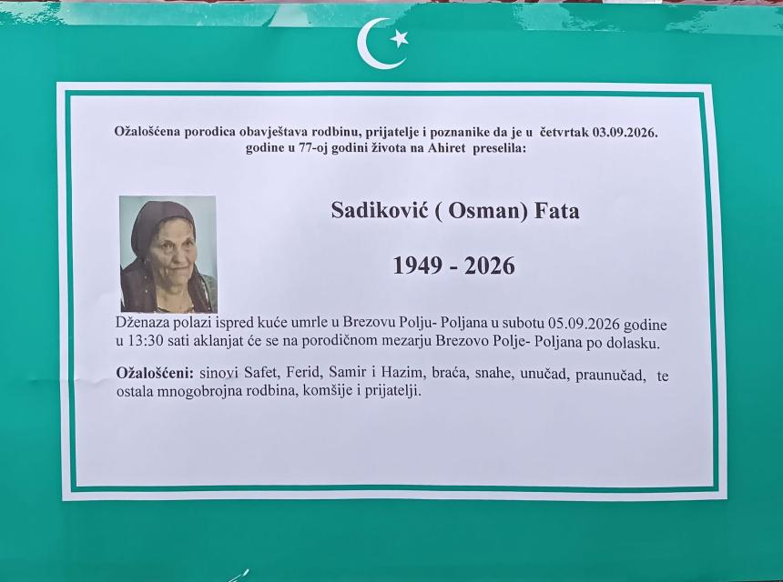Sadiković (Osman) Fata