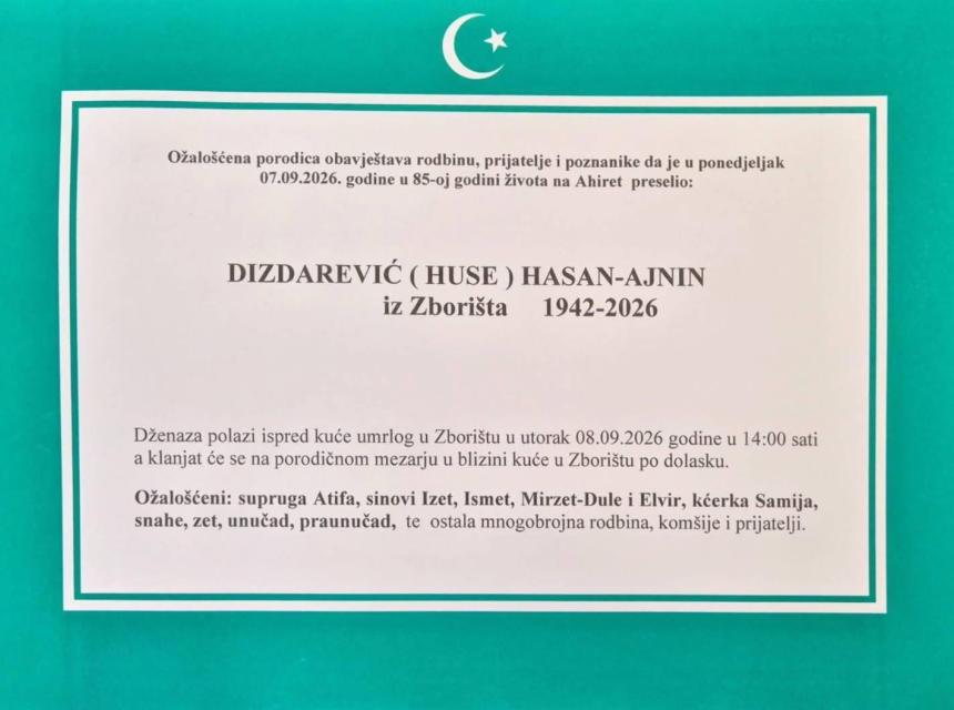 Dizdarević (Huse) Hasan-Ajnin