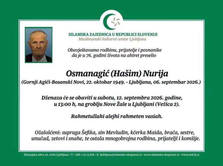 Osmanagić (Ha&scaron;im) Nurija