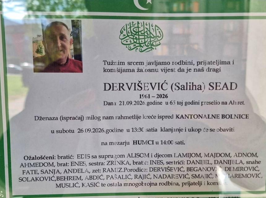 Dervi&scaron;ević (Saliha) Sead