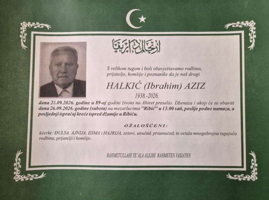 Halkić (Ibrahim) Aziz