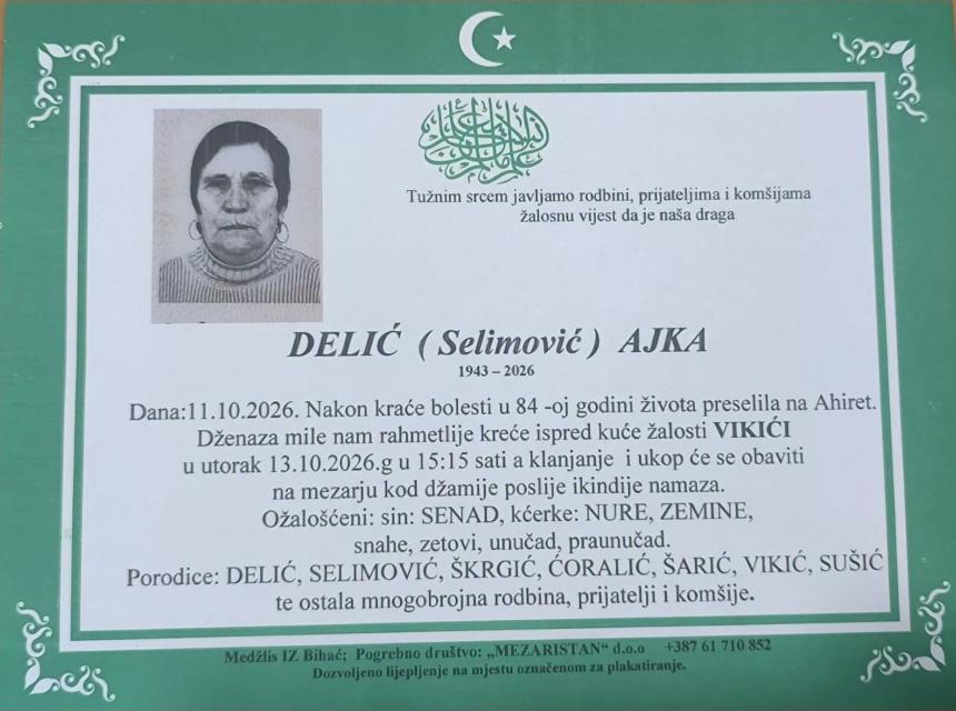 Delić (Selimović) Ajka