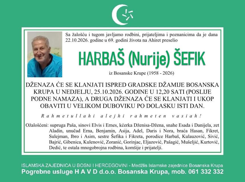 Harba&scaron; (Nurije) &Scaron;efik
