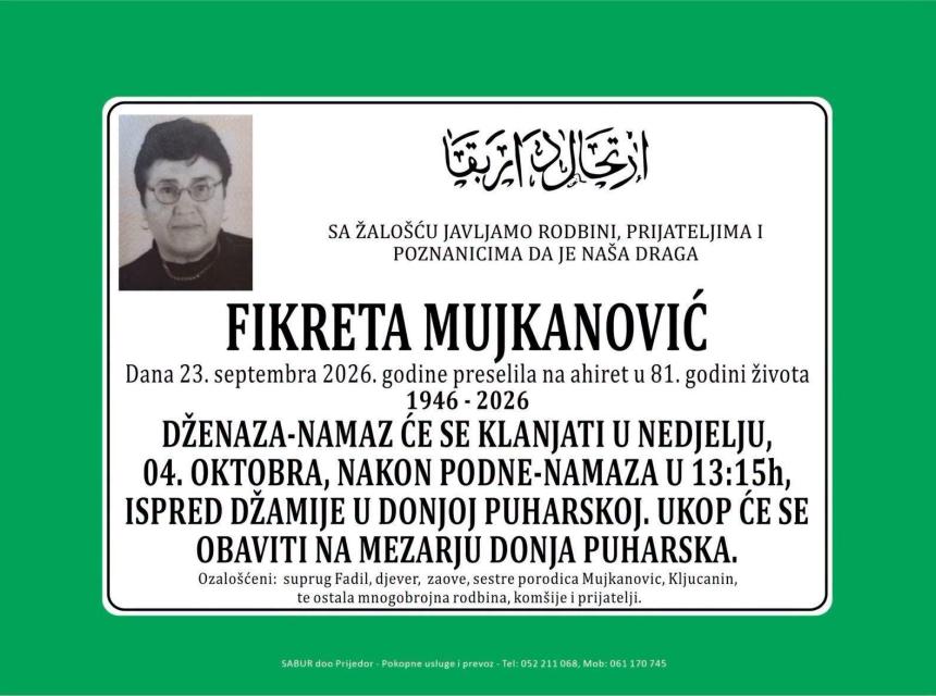 Fikreta Mujkanović