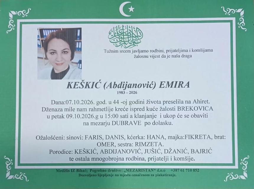 Ke&scaron;kić (Abdijanović) Emira