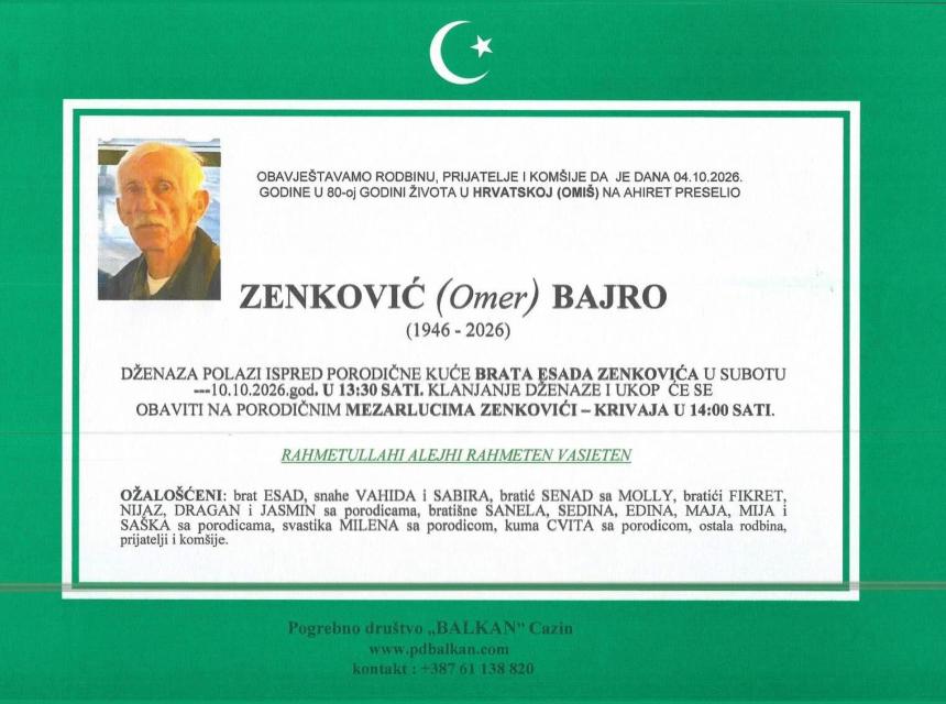 Zenković (Omer) Bajro