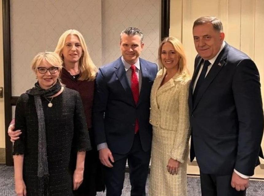 Cvijanović i Dodik u dru&scaron;tvu američkih funkcionera. Platforma X