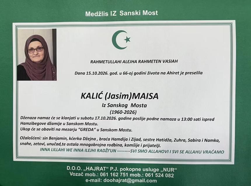 Kalić (Jasim) Maisa