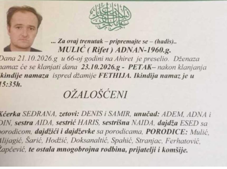 Mulić (Rifet) Adnan 