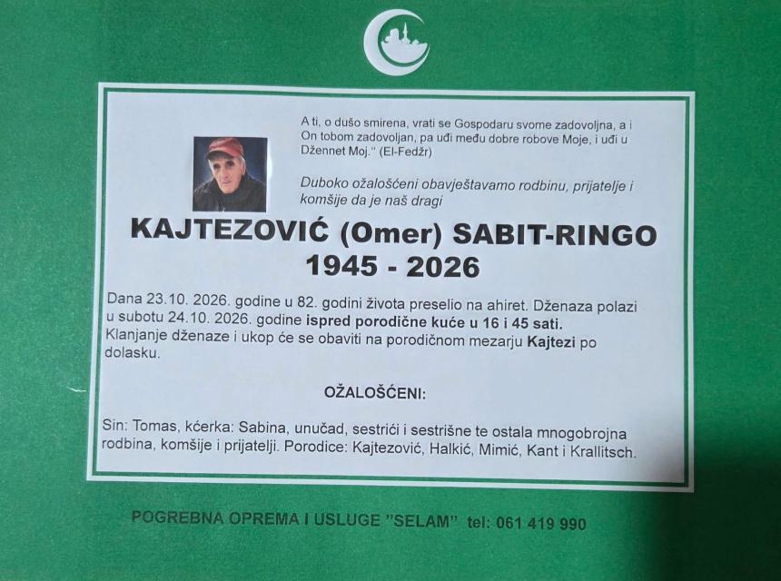 Kajtezović (Omer) Sabit-Ringo 